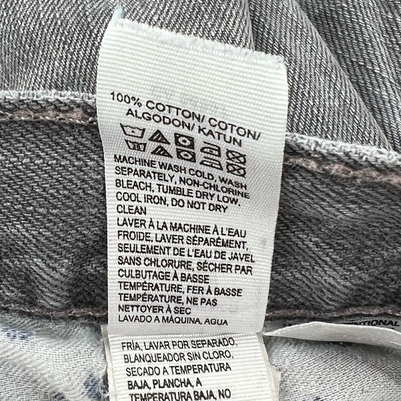 Lucky Brand Perth Gray 1 Authentic Skinny Button Fly Jeans Size 30 x 32 Men's - Picture 10 of 10